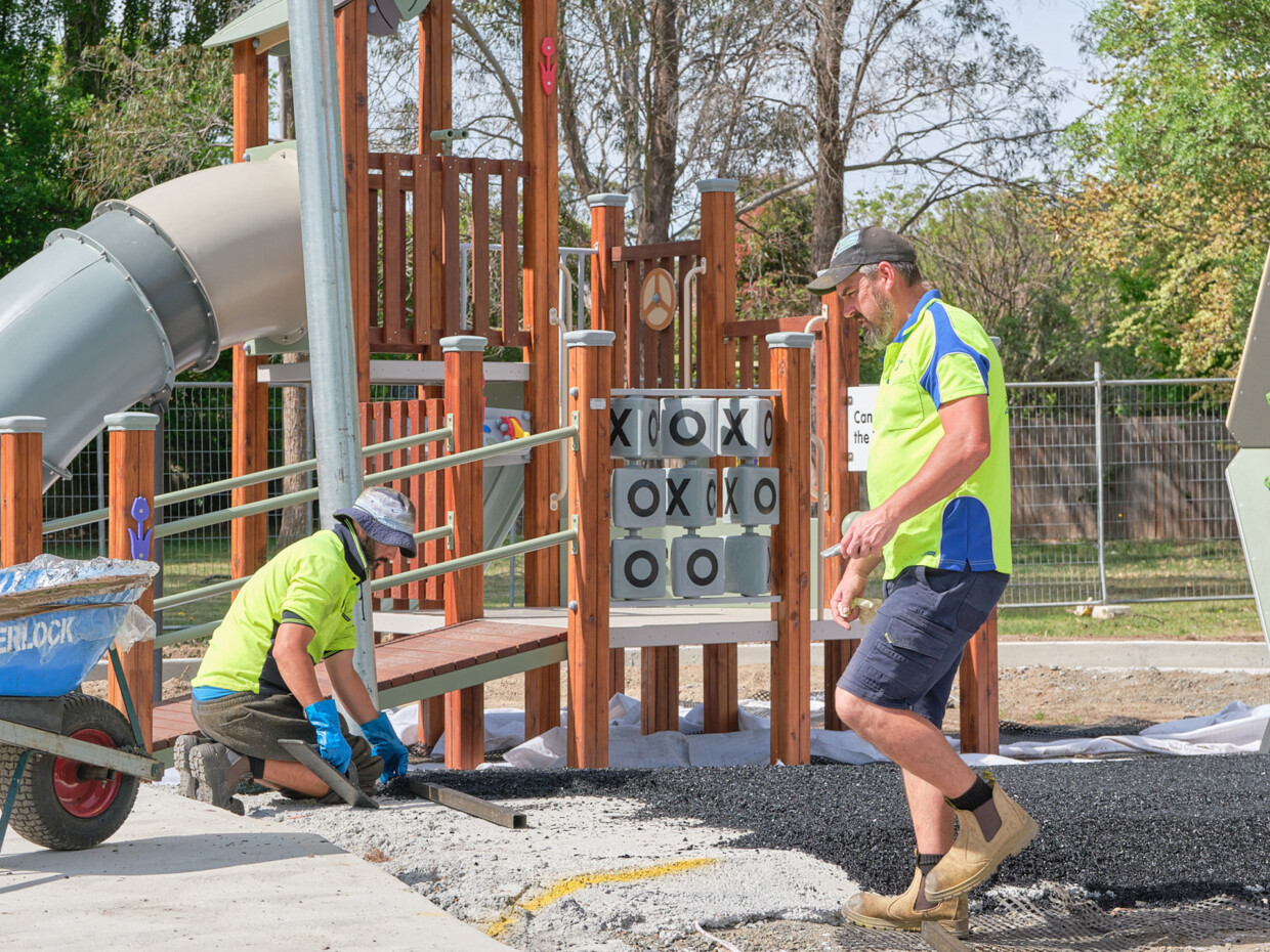 Playground design at Riverside Adventure Playground in Wagga Wagga