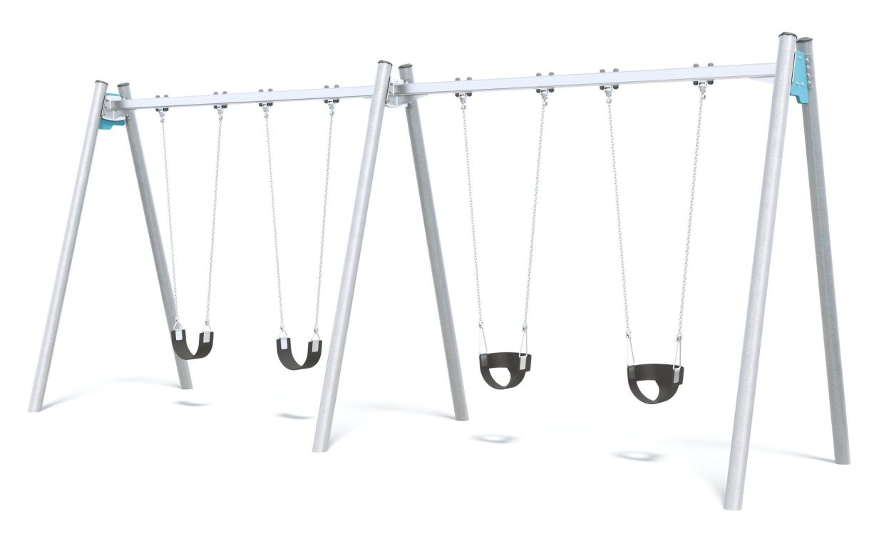 Connect Double Bay Swing in Sapphire Coast colour scheme.