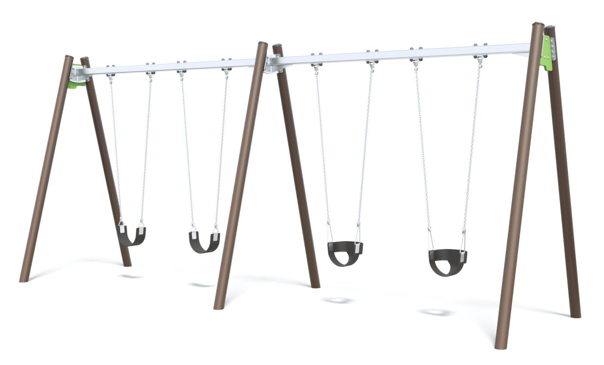 Connect Double Bay Swing in Treefern Gully colour scheme.
