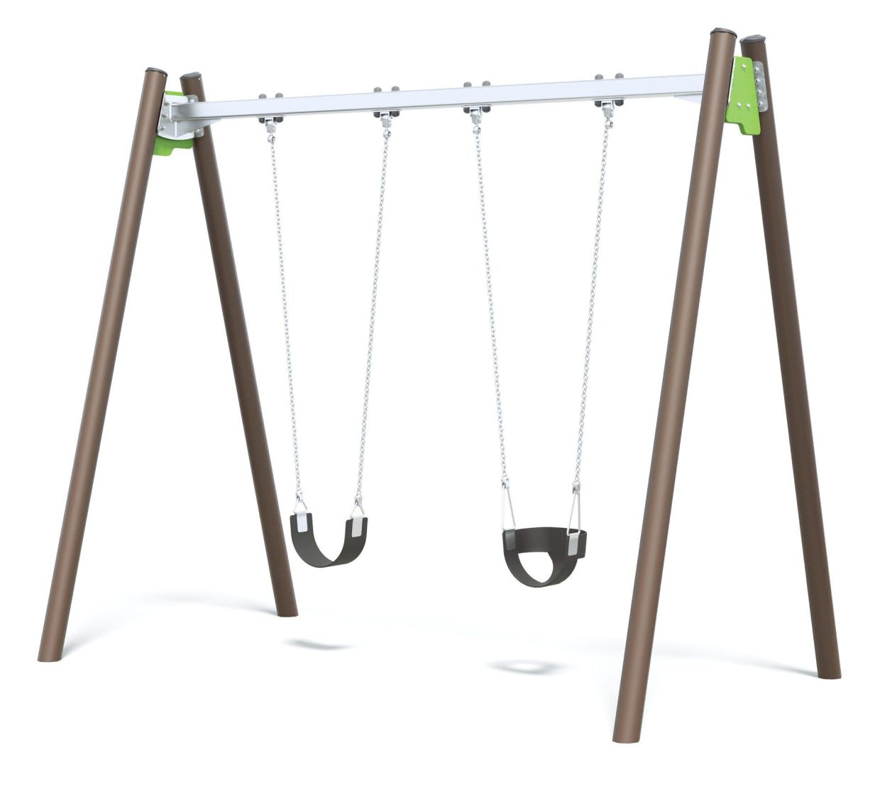 Connect Single Bay Swing in Treefern Gully colour scheme.