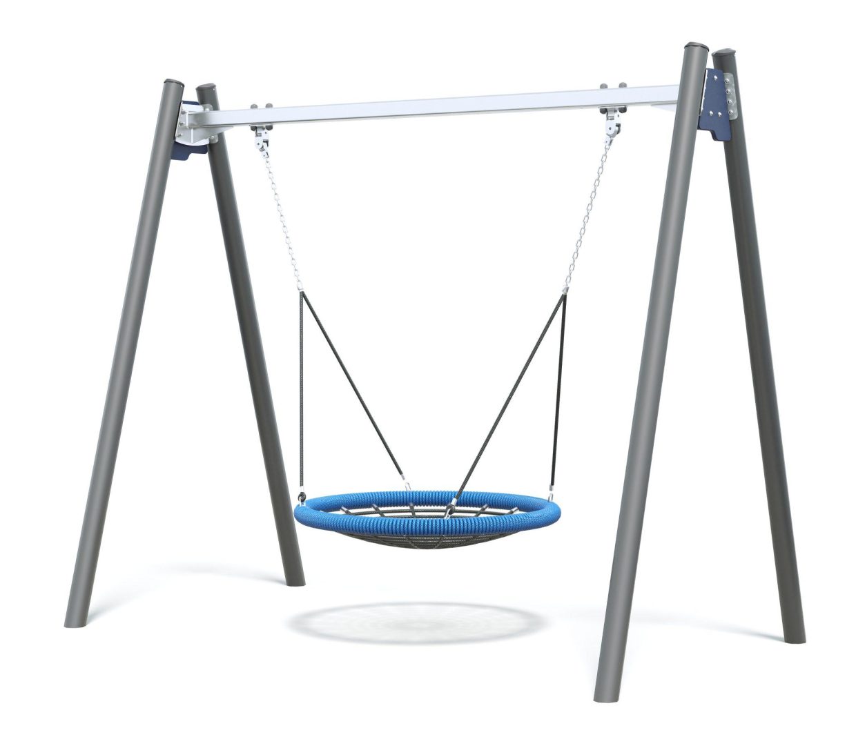 Connect Single Bay Swing, Nest Seat in Bridge Lane colour scheme.