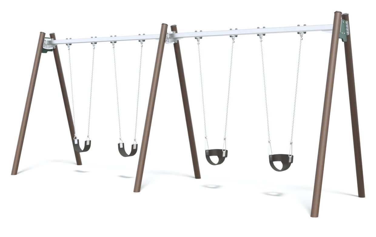 Connect Double Bay Swing in Bird Of Paradise colour scheme.