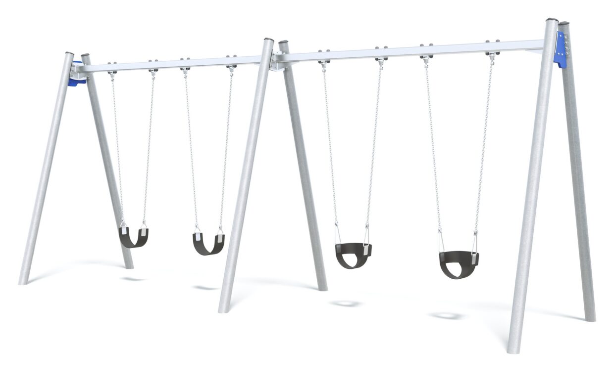 Connect Double Bay Swing in Sail Away colour scheme.
