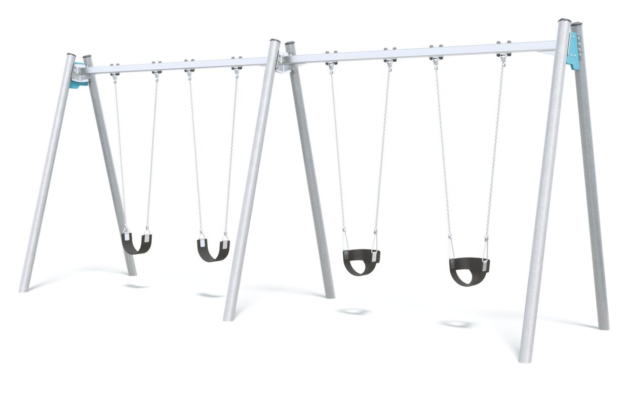Connect Double Bay Swing in Sapphire Coast colour scheme.