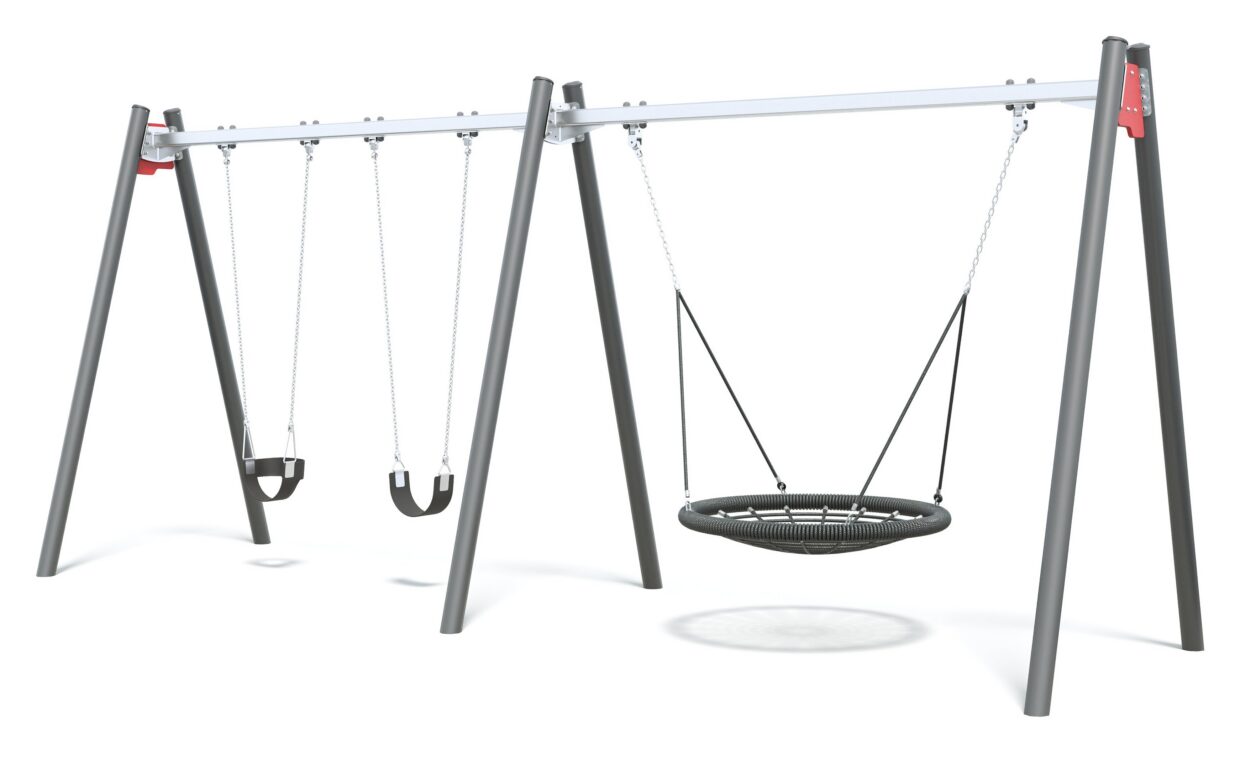Connect Double Bay Swing, Nest Seat in City Lights colour scheme.