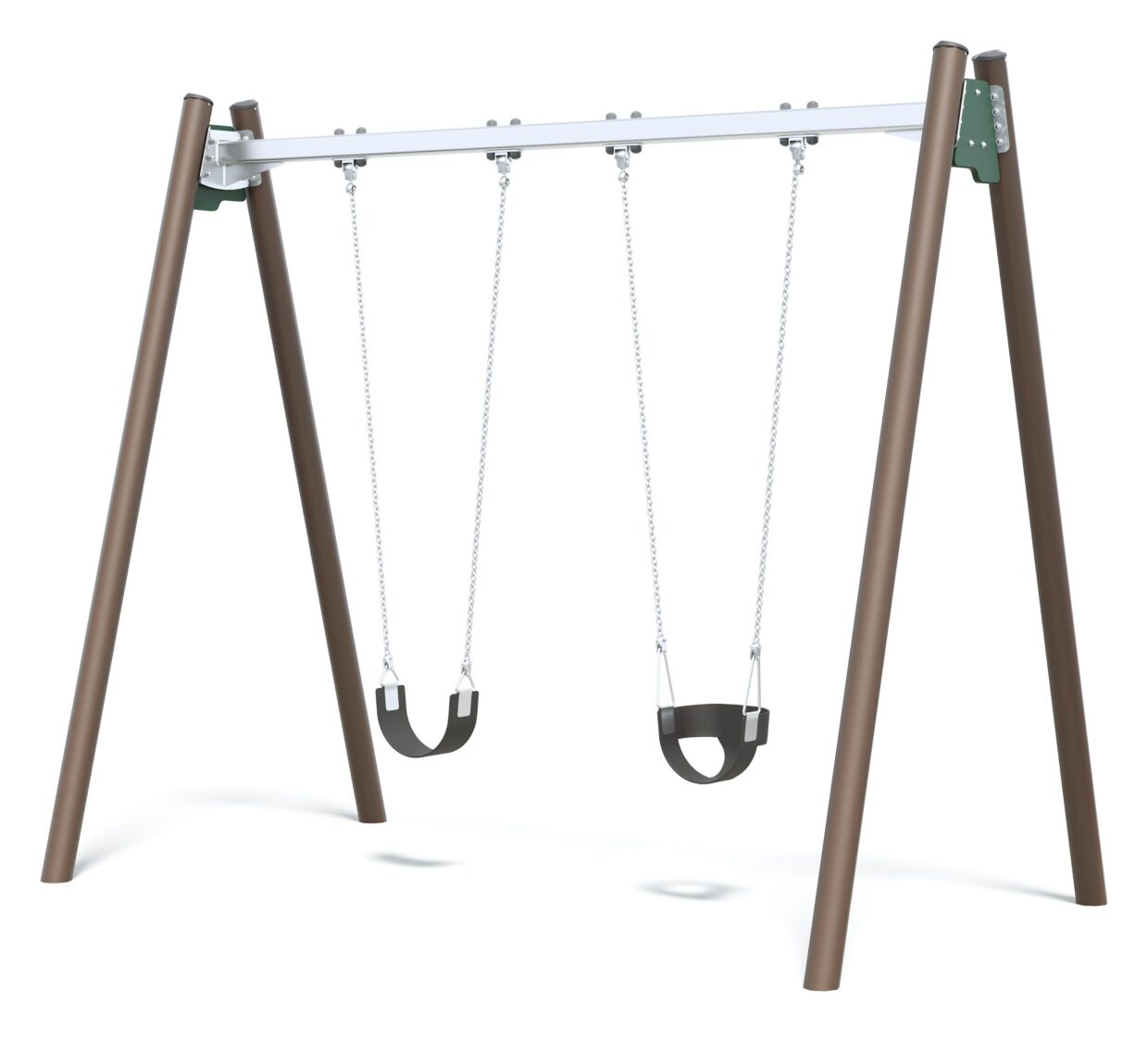 Connect Single Bay Swing in Bird Of Paradise colour scheme.