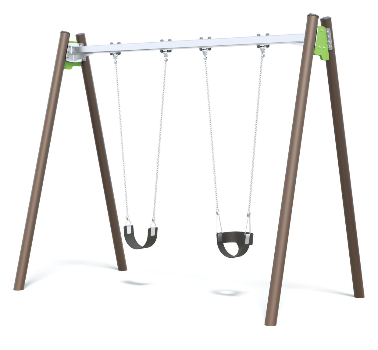 Connect Single Bay Swing in Daintree Discovery colour scheme.