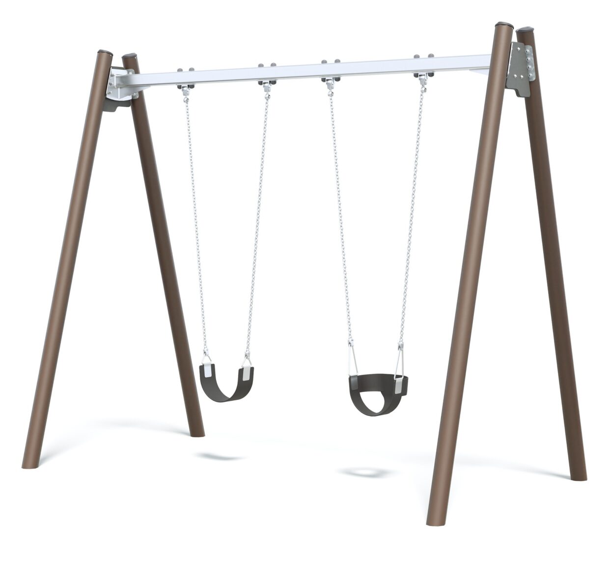 Connect Single Bay Swing in Paperbark Camp colour scheme.