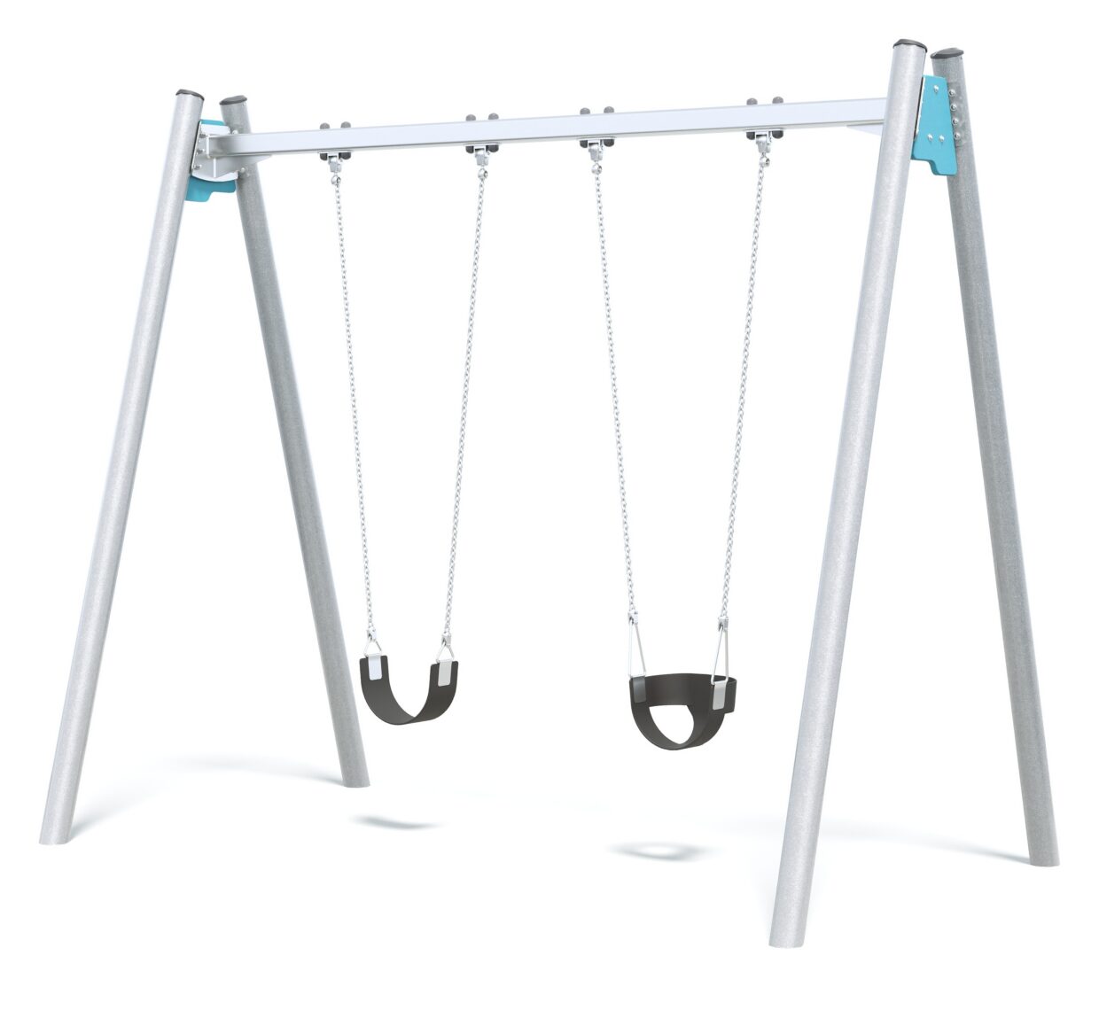 Connect Single Bay Swing in Sapphire Coast colour scheme.