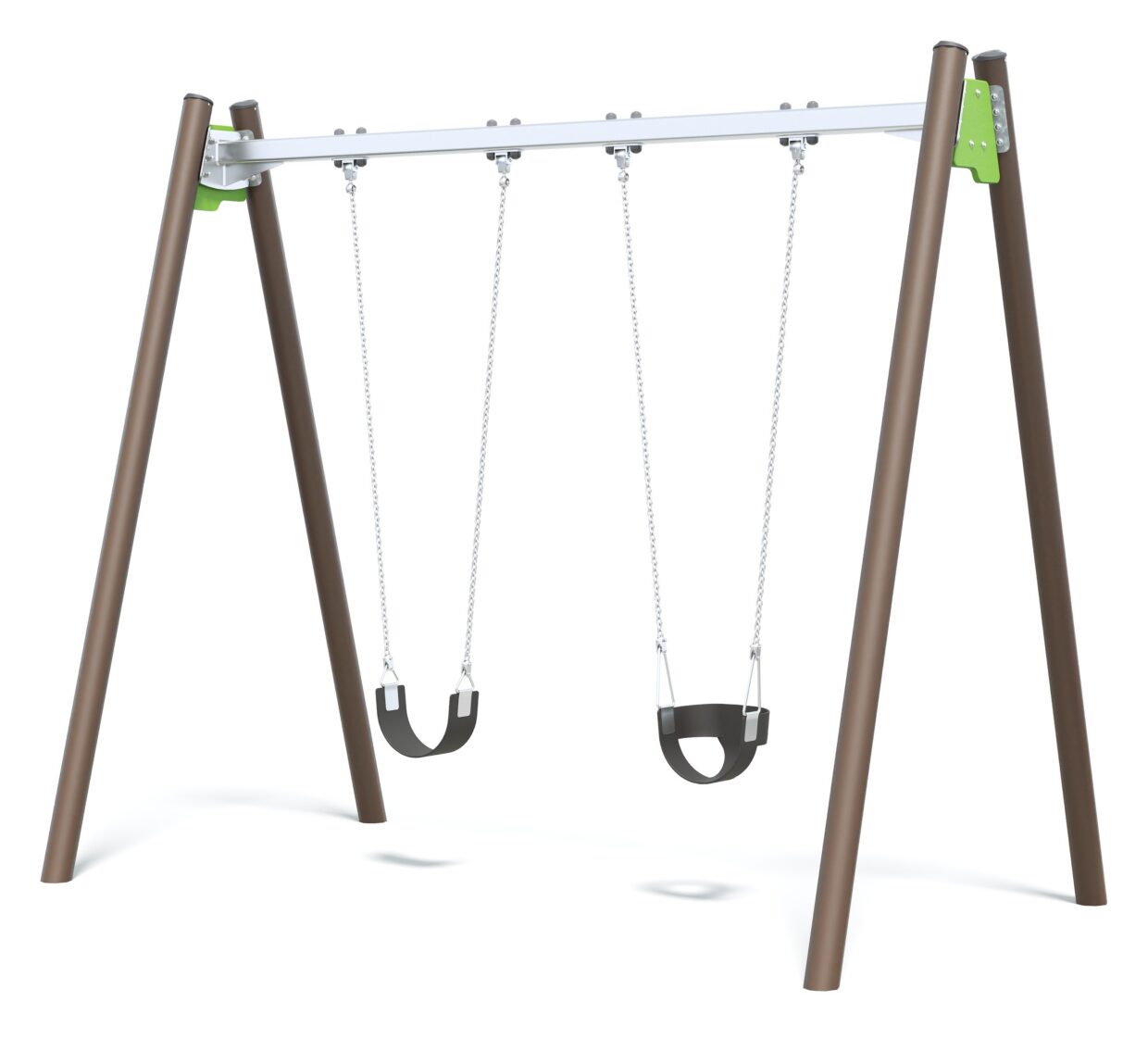 Connect Single Bay Swing in Treefern Gully colour scheme.