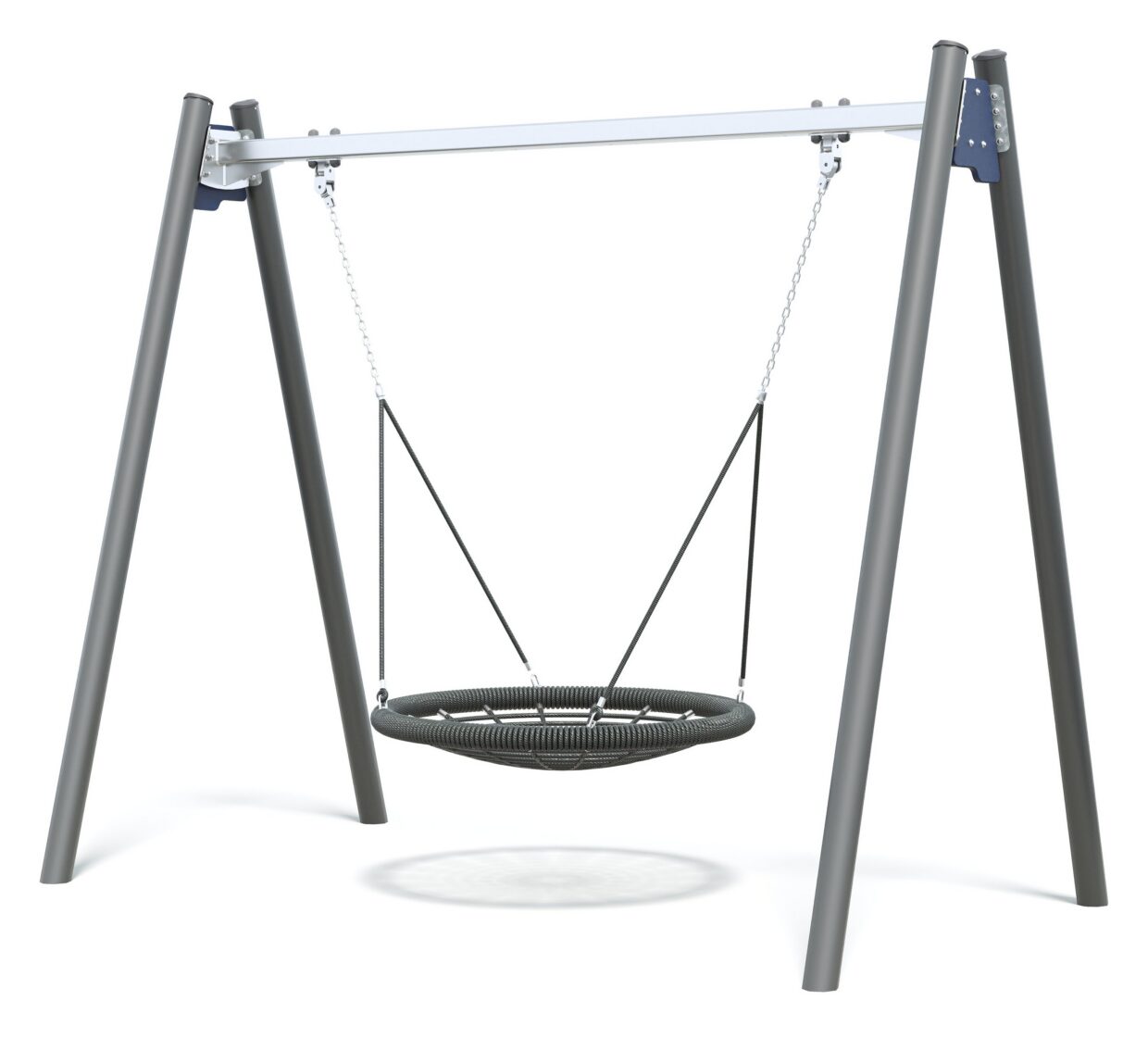 Connect Single Bay Swing, Nest Seat in Bridge Lane colour scheme.