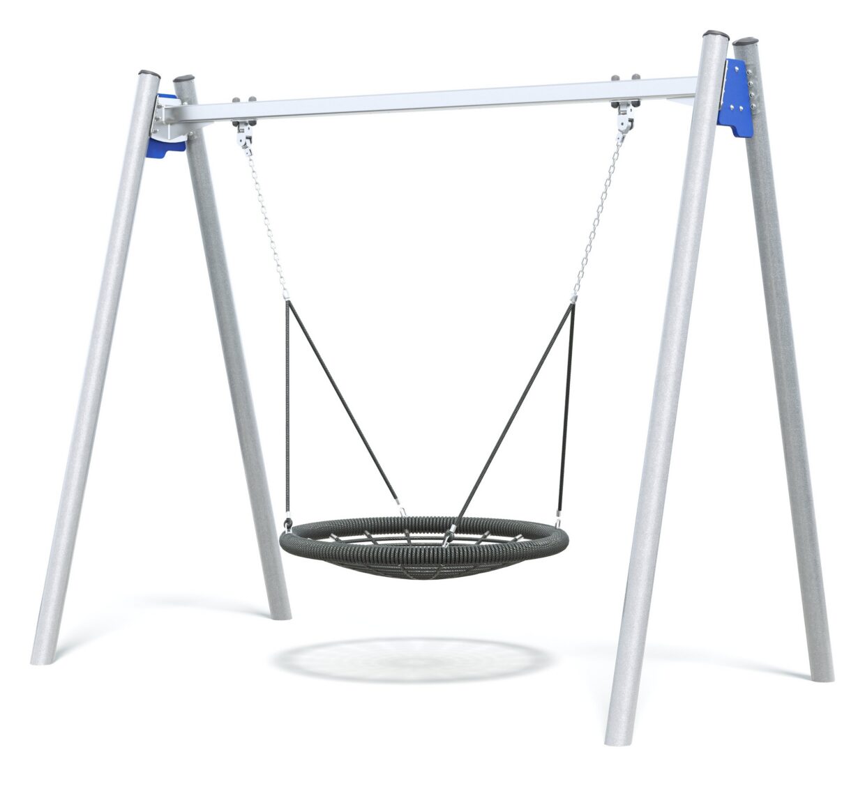 Connect Single Bay Swing, Nest Seat in Sail Away colour scheme.